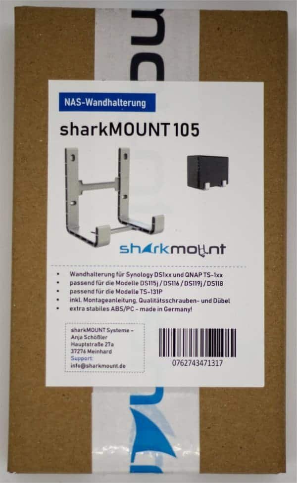 Sharkmount 105 mit Verpackung
